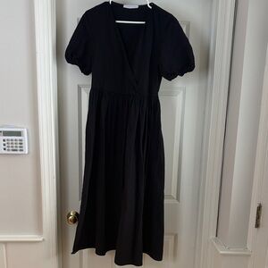 Chic Black Midi Dress